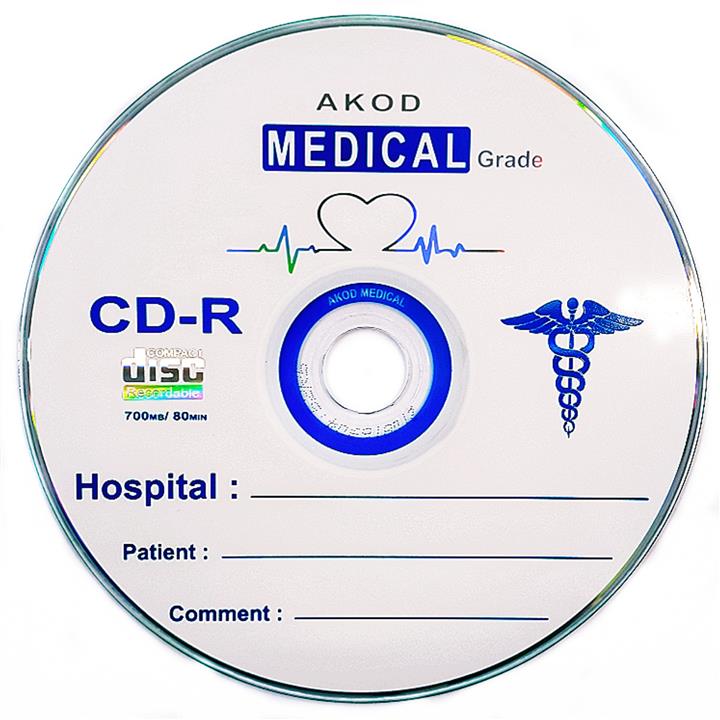 سی دی خام آکود مدیکال مدل CD-R - AKOD MEDICAL  بسته 50 عددی